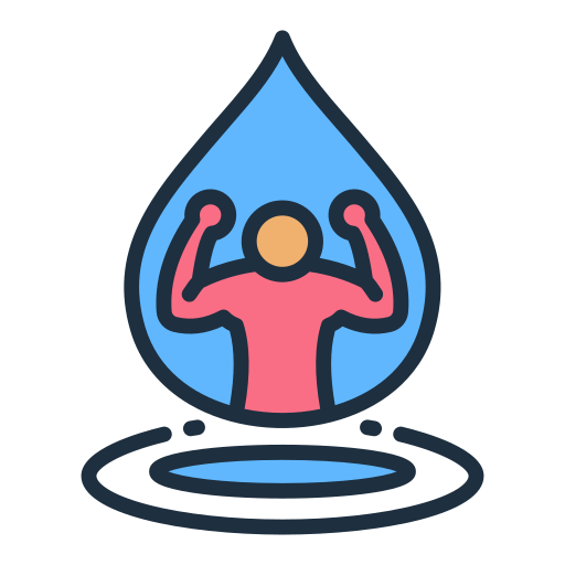 Water intake calculator icon